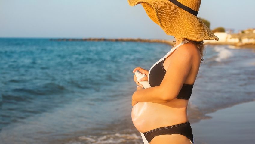 protector solar en el embarazo